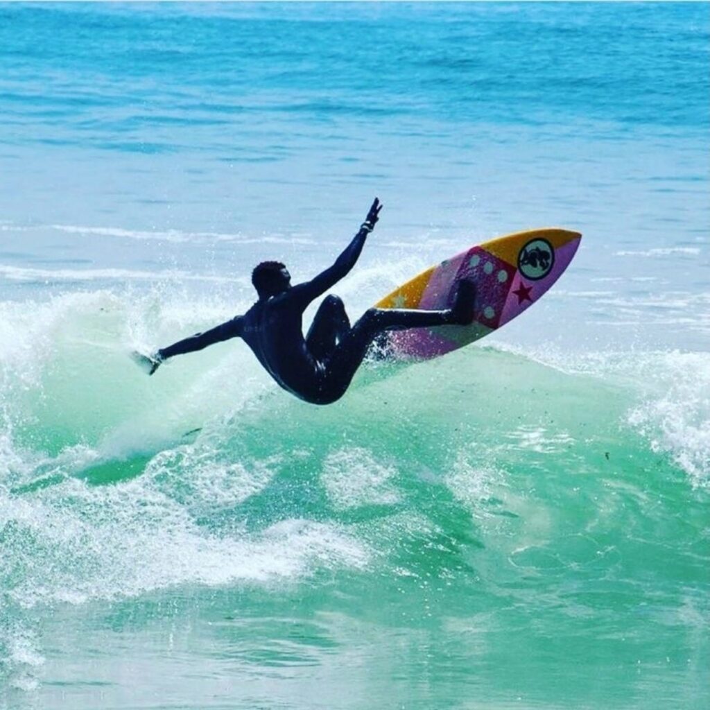 Mami Wata surfboard at Venice Beach