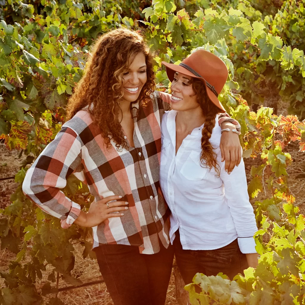 The McBride sisters just happened to grow up in two different popular winemaking regions on opposite ends of the Pacific. 