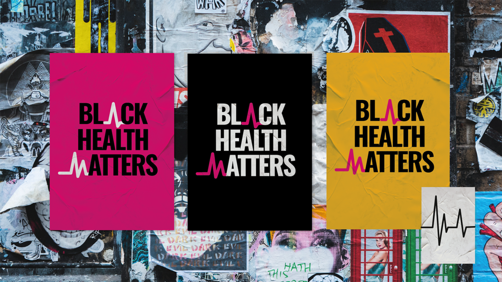 banner of black health matters