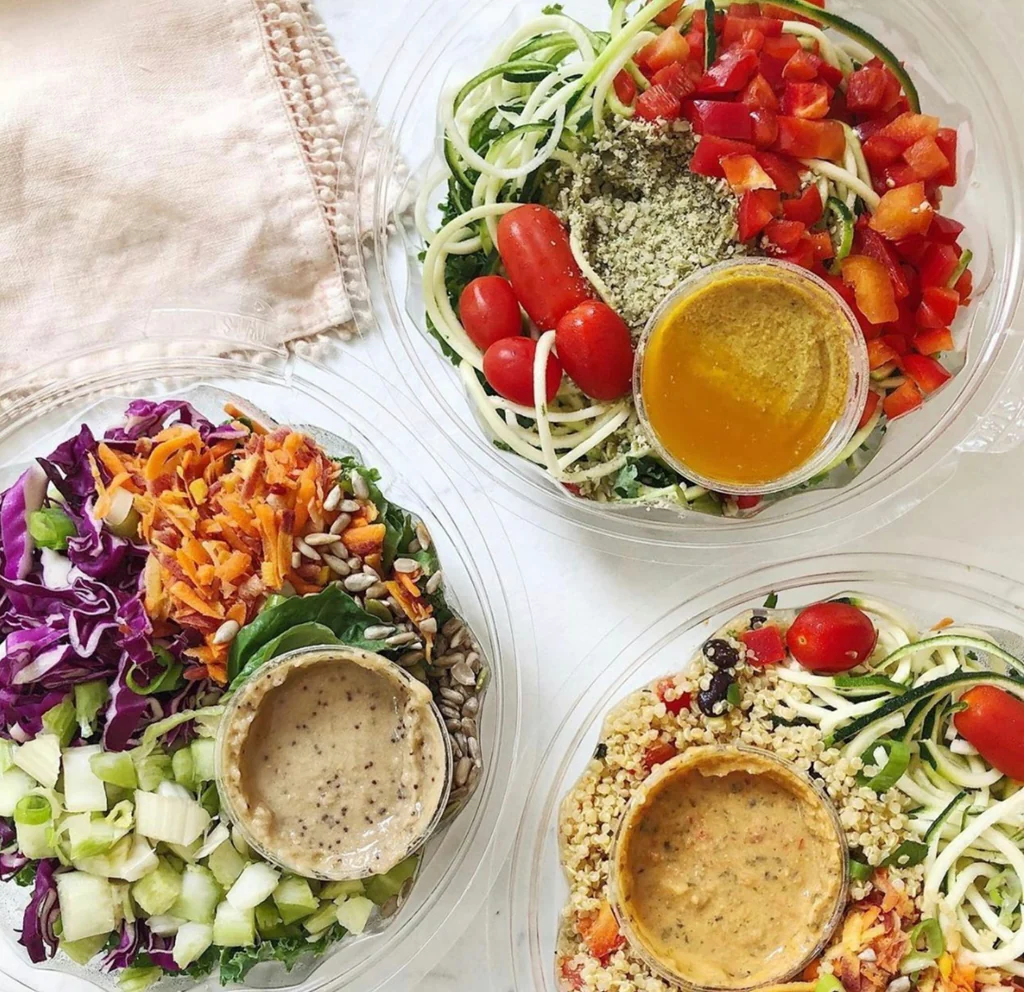 Sustainable Rainbow Meals from Bio Raw