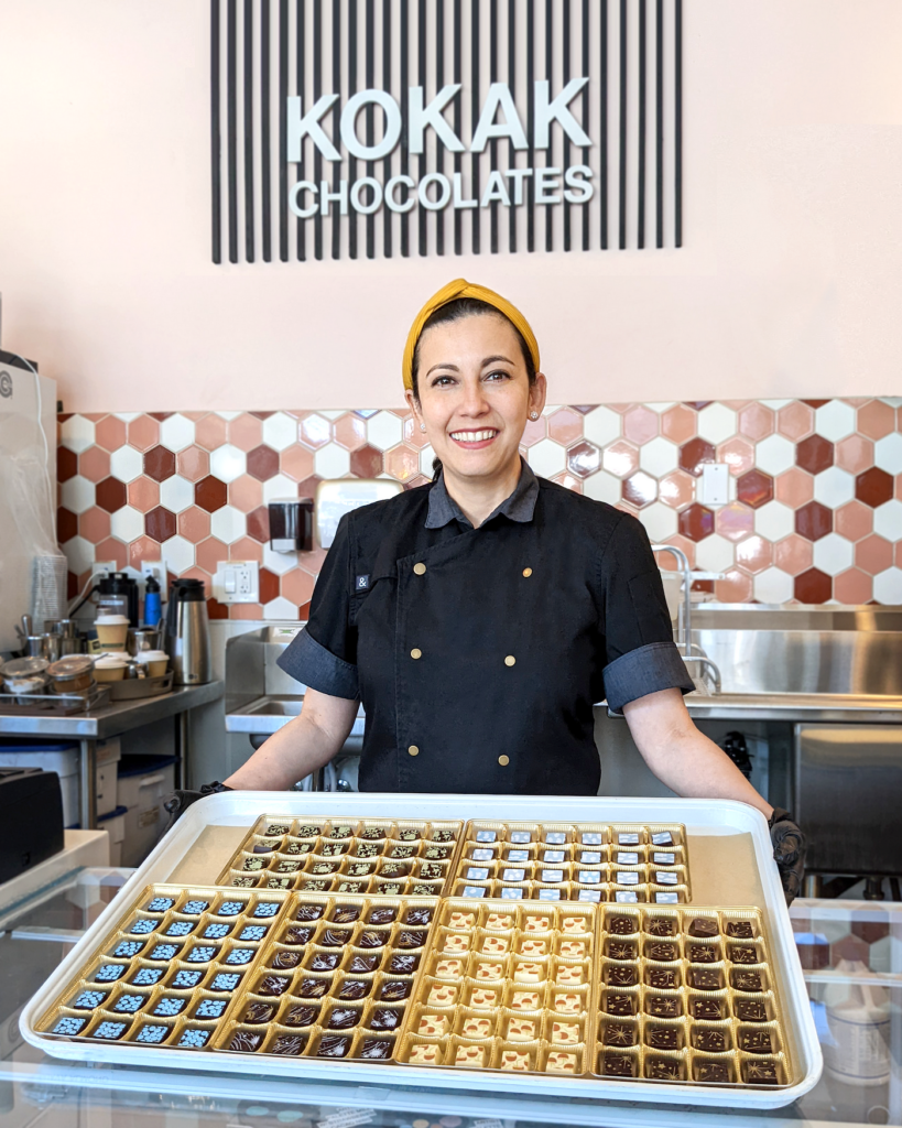 Carol Gancia, founder and head chocolatier of Kokak Chocolates- Culinary Queer Artist