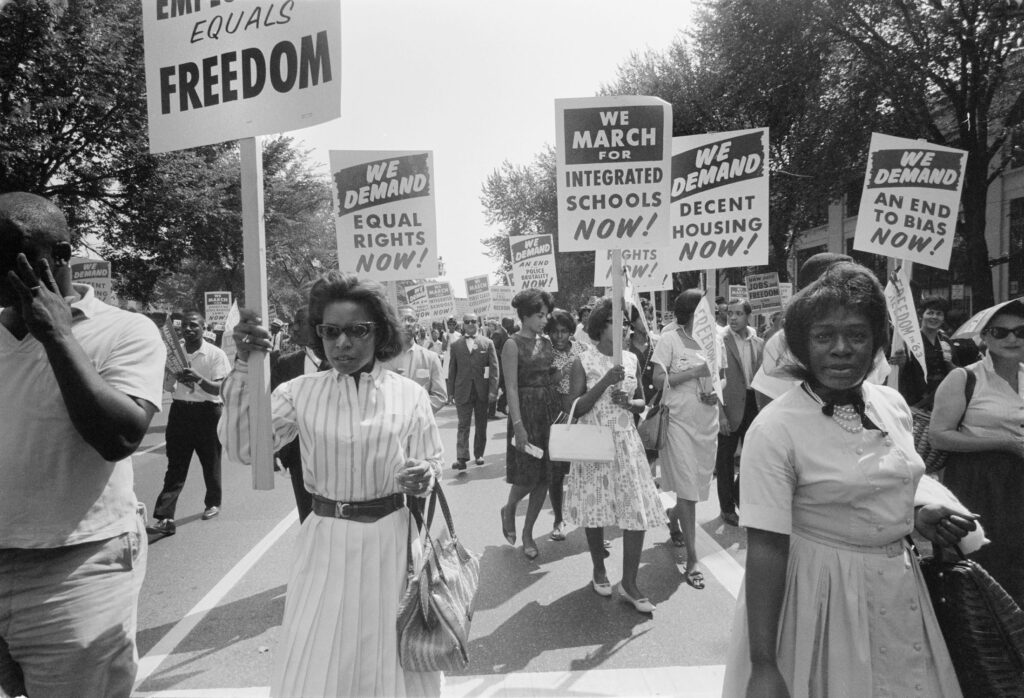 Women's Civil Rights March, Washington DC USA, Warren K Leffler, August 28, 1963